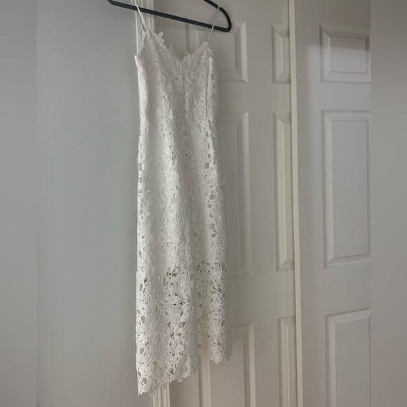 Express Floral Lace Midi Dress - Picture 4 of 6